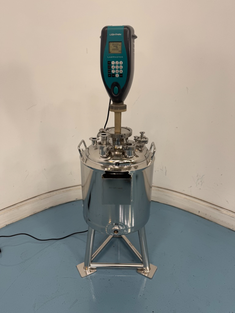 Image of Alloy Products 25L Stainless Mixing Tank with Stand and Overhead Mixer